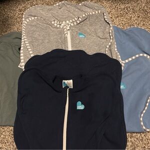 Love to Dream Swaddle Collection in Gray, Blue, and Navy